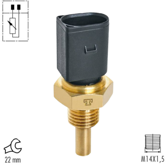 SENSOR TEMPERATURA REFRIGERANTE (ECT) MERCEDES ACCELO SENSOR TEMPERATURA REFRIGERANTE (ECT) MERCEDES ACCELO