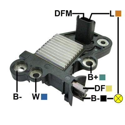 RECTIFICADOR MAZDA BT50 DIESEL RENAULT SANDERO LOGAN DUSTER 105AMP 3X35A AVALANCHE (GA344) TIPO BOSCH IMG-001 RECTIFICADOR MAZDA BT50 DIESEL RENAULT SANDERO LOGAN DUSTER