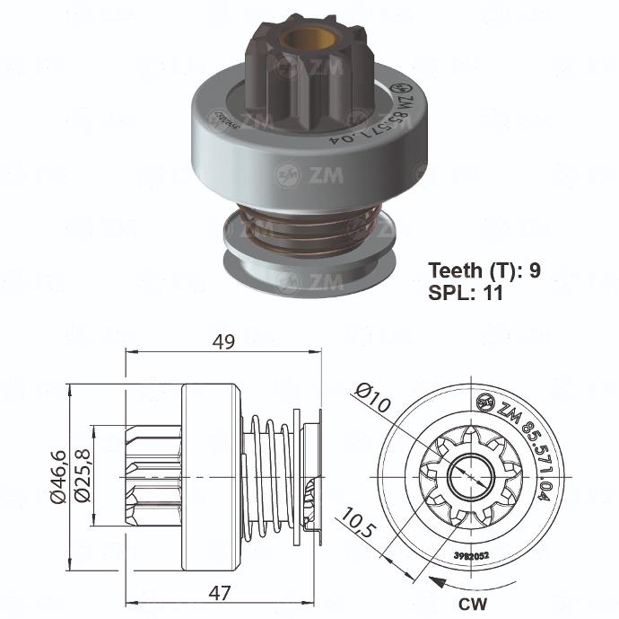 BENDIX FIAT NUEVO RENAULT MEGANE