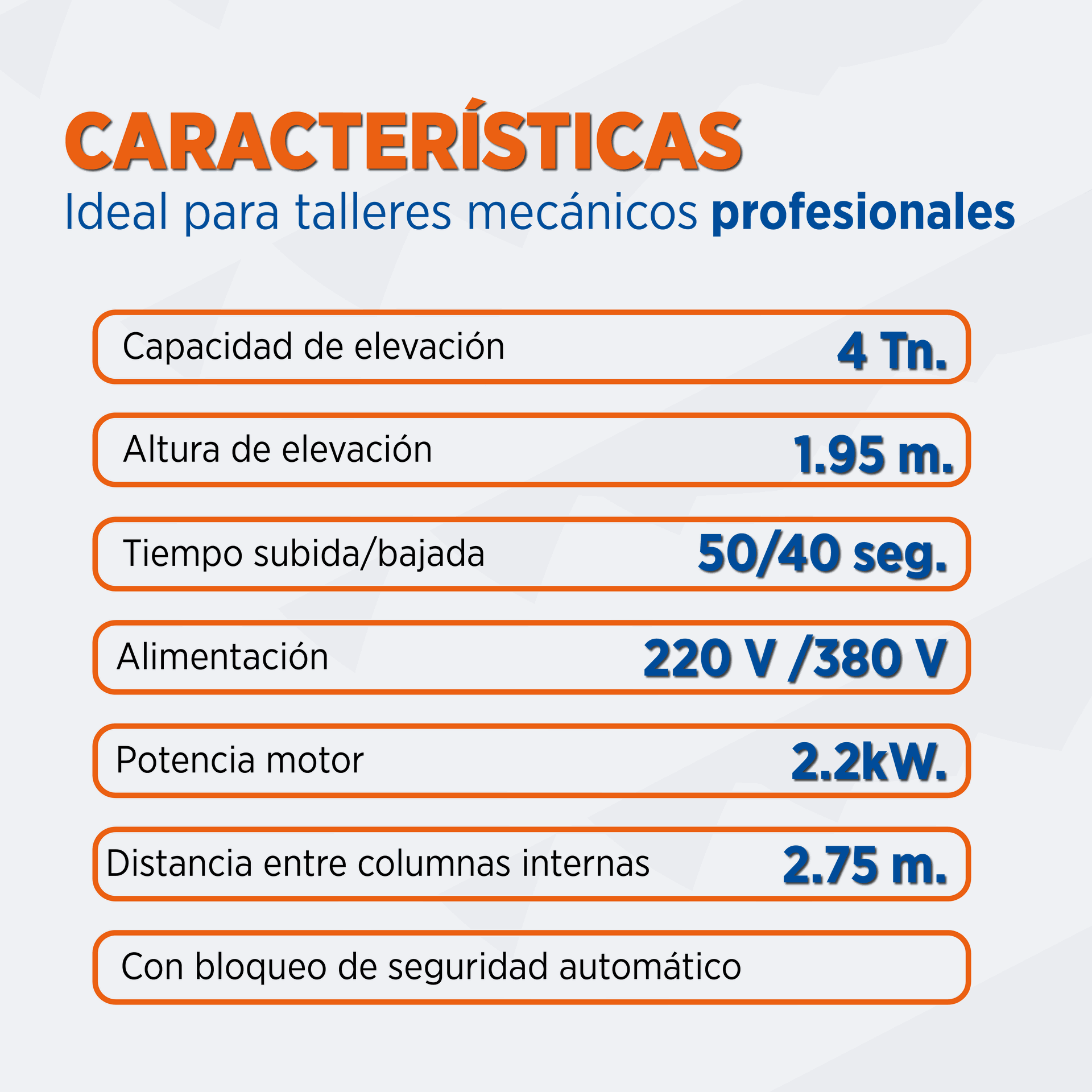 ELEVADOR LAUNCH TLT-240 SB