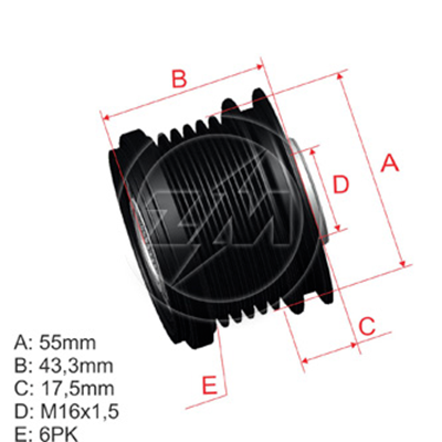 POLEA RUEDA LIBRE NISSAN POLEA RUEDA LIBRE NISSAN