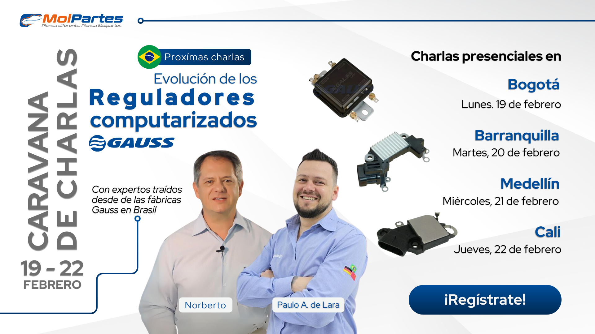 Reguladores Computarizados Gauss CHARLAS