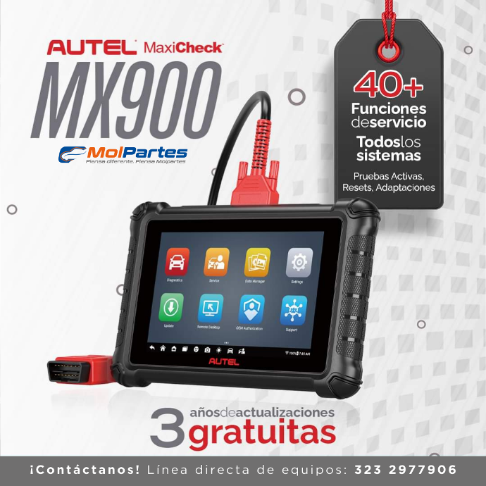 ESCÁNER DE DIAGNÓSTICO MX900 AUTEL Colombia ESCÁNER DE DIAGNÓSTICO MX900 AUTEL Colombia