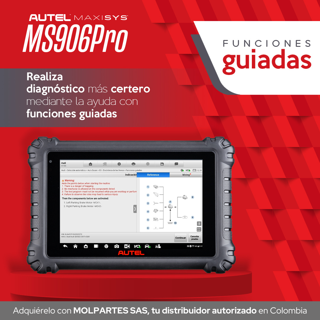 ESCÁNER DE DIAGNÓSTICO MS906 PRO AUTEL Colombia