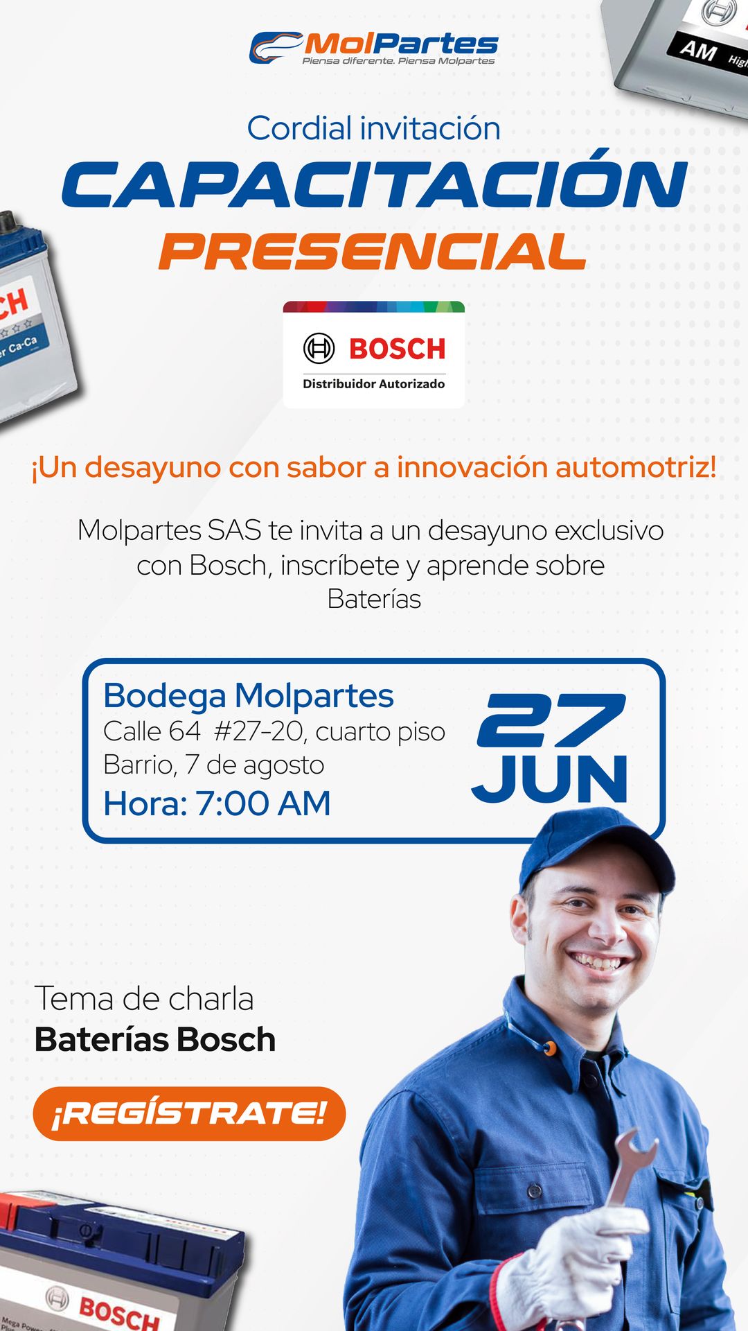Capacitación Bosch: Baterías Capacitación Bosch: Baterías