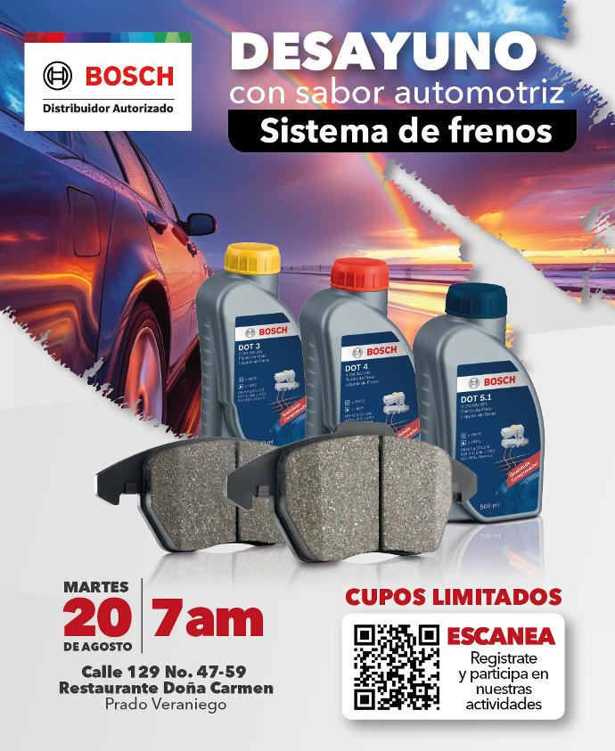 Capacitación Bosch: Sistema de frenos