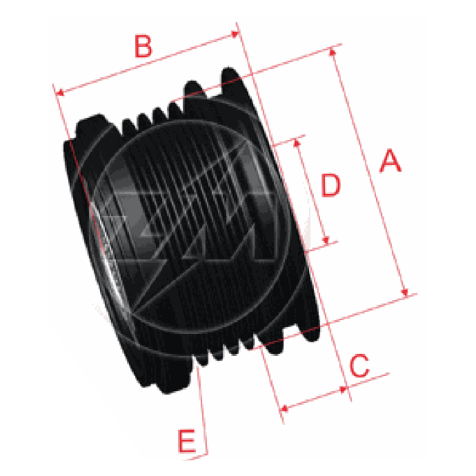 POLEA RUEDA HYUNDAI ATOS