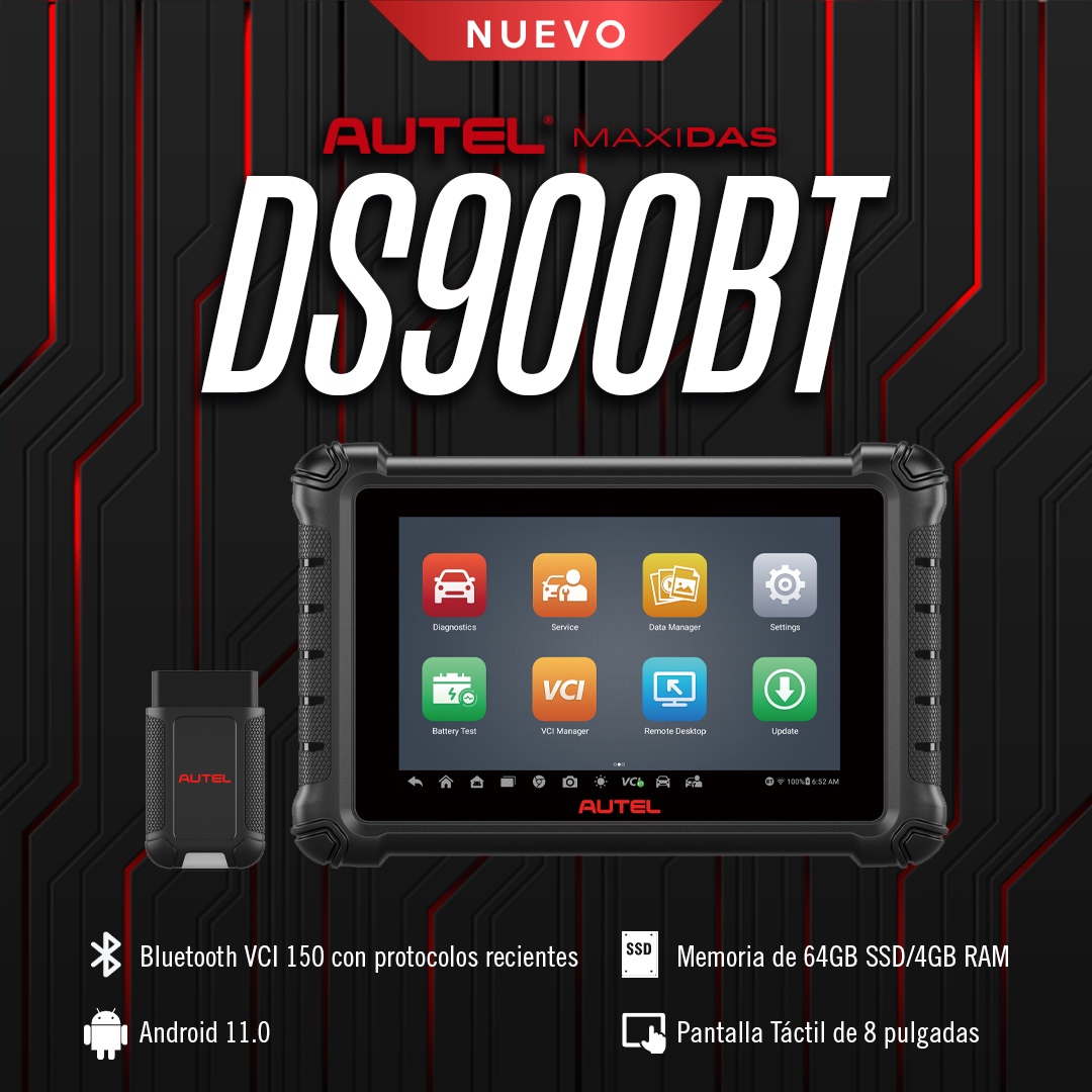 AUTEL DS900BT TABLETA DE DIAGNÓSTICO COLOMBIA AUTEL DS900BT TABLETA DE DIAGNÓSTICO COLOMBIA