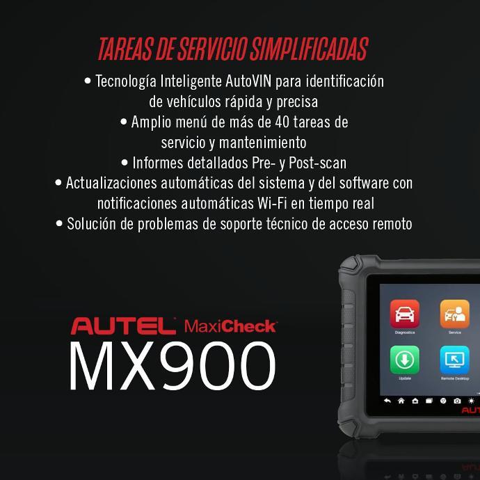 ESCÁNER DE DIAGNÓSTICO MX900 AUTEL Colombia ESCÁNER DE DIAGNÓSTICO MX900 AUTEL Colombia