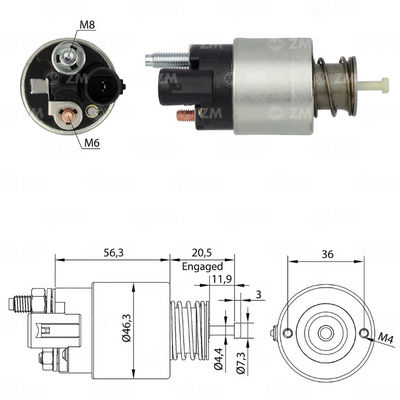 AUTOMATICO CHEVROLET ONIX TURBO 2018 CORSA 11 PRISMA 11 SPARK 1.2 13-16 TRACKER 1.8 12V TIPO DELCO 10535626 10538234 61007896