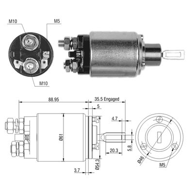 AUTOMATICO AGRALE MERCEDES BENZ MB 12V TIPO BOSCH