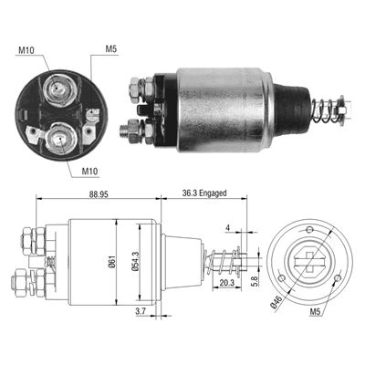 AUTOMATICO MERCEDES BENZ 24V CON PROTECTOR TIPO BOSCH