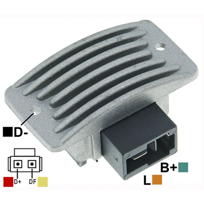 REGULADOR KIA BESTA ASIA TOPIC 12 65 CONECTOR RECTO 2 TIPO POONG SUNG