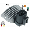 REGULADOR KIA CARNIVAL 2.9 TDI 16V 1999> 12 85 CONECTOR CURVO 2 TIPO POONG SUNG