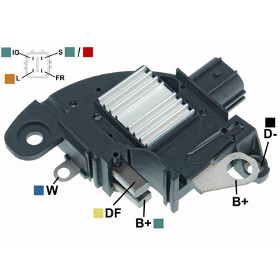 REGULADOR TOYOTA COROLLA 1.8 VVTI 2008-2011 12 90 3 TIPO MAGNETI MARELLI (GA1309)