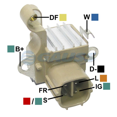 REGULADOR TOYOTA VIGO 2007> 12 4 FR-L-S-IG TIPO DENSO (GA1308)