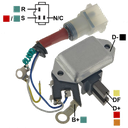 REGULADOR CHEVROLET ISUZU LUV DIESEL 12 3 S-IG-L TIPO HITACHI