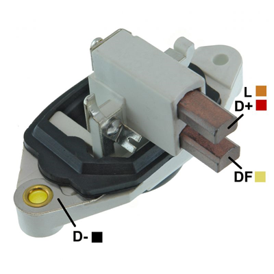 REGULADOR IVECO SCANIA 24 65 CON ESCOBILLAS TIPO BOSCH (GA1543-GA1989-GA1955-GA1977)﻿