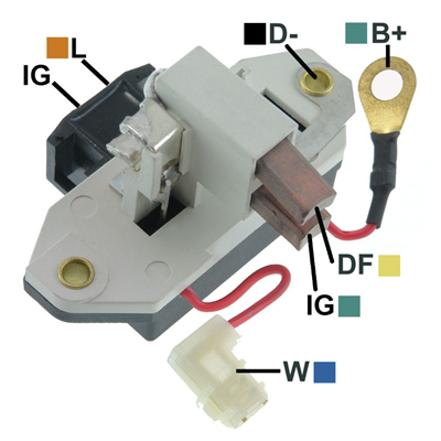 ﻿REGULADOR RENAULT CLIO R19 R9 12 90 2 CABLES 2 IG-L TIPO BOSCH (GA1923)﻿