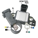 REGULADOR CHEVROLET SONIC CRUZE TRACKER TRAIL BLAZER 12 CONTROL DE VOLTAJE REGULADO ECU 2 DFM-RVC TIPO DELCO (GA1755-GA1757)