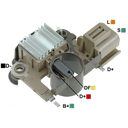 REGULADOR NISSAN ALMERA 1.6 2008 300ZX 12 2 L-S TIPO MITSUBISHI YR575