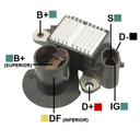 REGULADOR DAEWOO 5SI MONTACARGA 12 2 IG-S TIPO DELCO