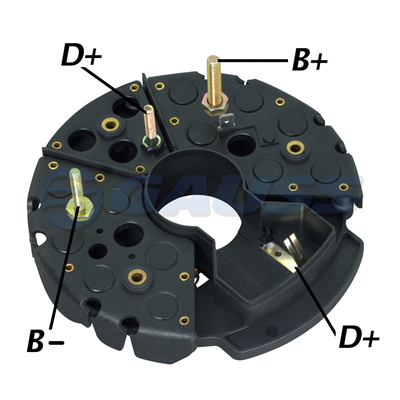 RECTIFICADOR FORD CARGO 1113 1114 1117 1215  F6000 F7000 SERIE HD-1 95AMP 12X35A TIPO BOSCH (GA008)