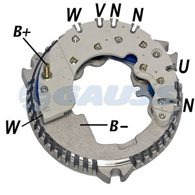 RECTIFICADOR FORD 150 EXPLORER 95AMP 8X35A M6X22 CAPACITOR 133MM(GA810 GA890) TIPO FORD