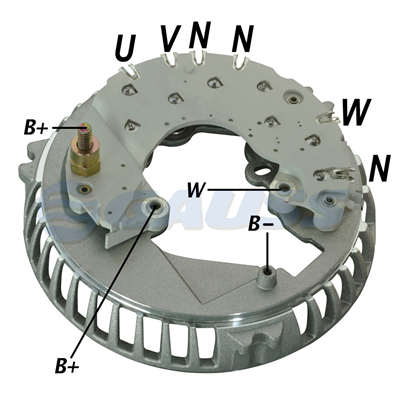 RECTIFICADOR FORD 135AMP 8X50A50A CAPACITOR 149MM(149MM) TIPO FORD