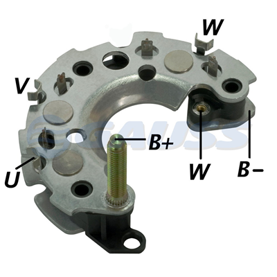 RECTIFICADOR FIAT PALIO TEMPRA 120AMP 6X50A (GA121 GA122) TIPO MAGNETI MARELLI