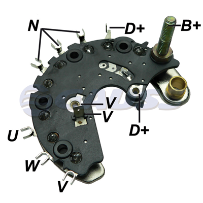 RECTIFICADOR PEUGEOT 120AMP 6X50A TIPO VALEO