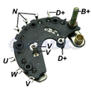 RECTIFICADOR PEUGEOT 120AMP 6X50A TIPO VALEO