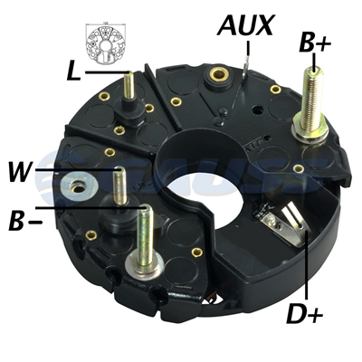 RECTIFICADOR BUSES IVECO MB MERCEDES BENZ SCANIA 105AMP 8X35A3X35 TRIDIODO (GA301 GA304) TIPO BOSCH