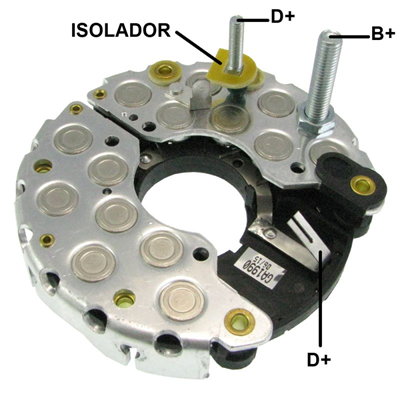 RECTIFICADOR AUDI BMW PORSCHE MB MERCEDES BENZ GOLF PASSAT 90AMP 14X40A TRIDIODO 120MM TIPO BOSCH