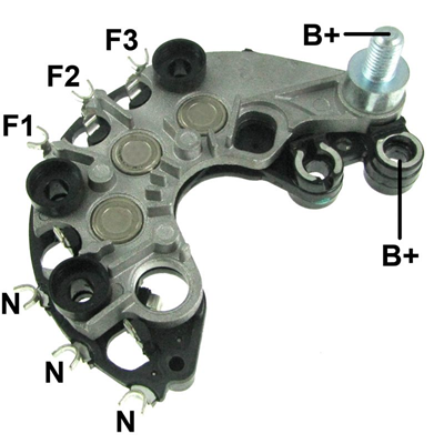 RECTIFICADOR CHEVROLET CORSA AC 1.4 1.8 90AMP 6X35A AVALANCHE (GA998) TIPO VALEO