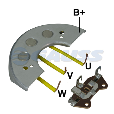 RECTIFICADOR AGRALE FIAT MB MERCEDES BENZ 55AMP 3X35A(GA004 GA005) TIPO BOSCH