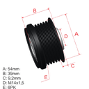 POLEA RUEDA LIBRE HYUNDAI GRAND SANTAFE IX35 SANTA FE II KIA CARNIVAL SORENTO II SPORTAGE SUZUKI SWIFT 6X14 0210402560 5350263