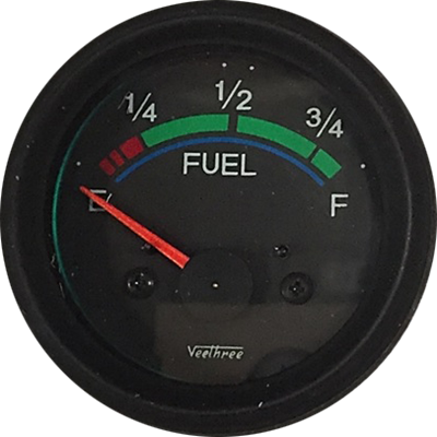 MARCADOR GASOLINA SIN FLOTADOR 12V ARO NEGRO