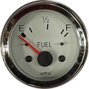 MARCADOR GASOLINA SIN FLOTADOR 24V TABLERO BLANCO ARO CROMADO