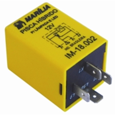 FLASHER ELECT 4P 12V PARA BOMBILLOS LED 300W