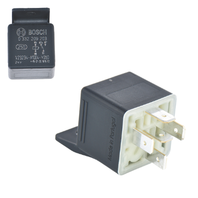 RELE 5P 24V 20AMP UNIVERSAL CON BASE REM 0986332203