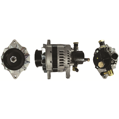 ALTERNADOR CHEVROLET NPR VIEJO 12V 80AMP TIPO HITACHI 80MM 2PINES 6PK V-EXT(000