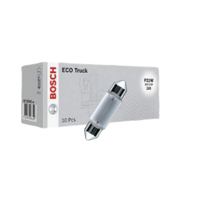 BOMBILLO TIPO FUSIBLE 11X35 C5W 24V 5W MINIATURA ECO TRUCK STD CAJA X 10 