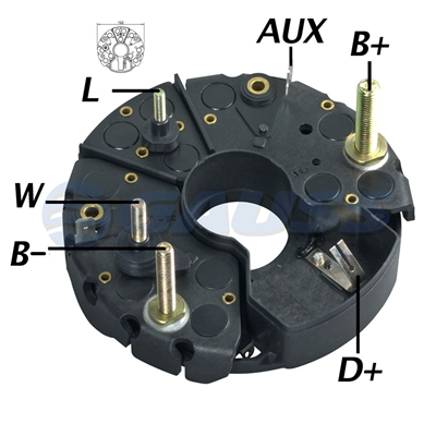 RECTIFICADOR IVECO SCANIA 105AMP 8X35A(GA365) TIPO BOSCH
