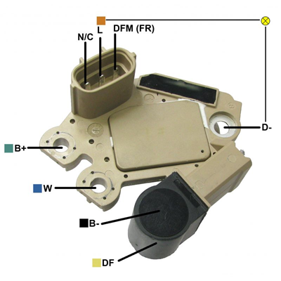 REGULADOR KIA SOUL 2.0 I30 HYUNDAI SANTAFE ELANTRA 2.0 12 3 N C-L-DFM(FR) TIPO VALEO