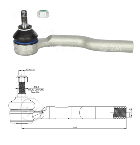 TERMINAL EXTERNA DIRECCION HONDA CITY FIT