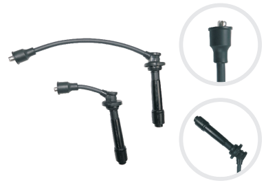 CABLE ENCENDIDO CHEVROLET JIMMY 1.6L 16V 98-02 ESTEEM 1.6L 16V 00-03  2 CABLES  