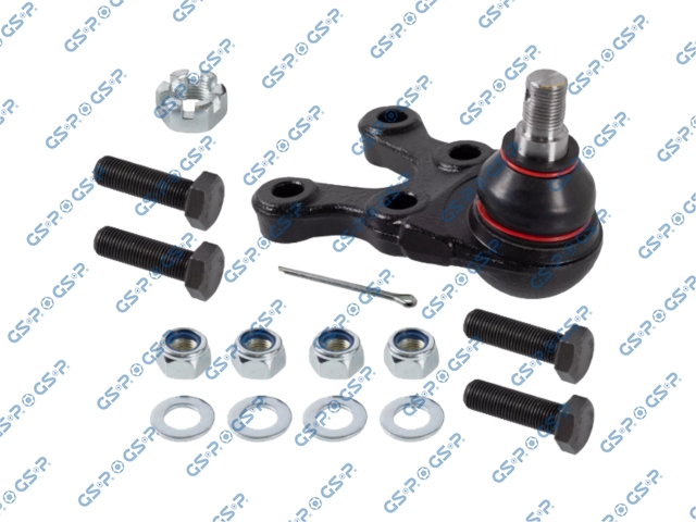 ROTULA INFERIOR IZQ MITSUBISHI L200 2.5 1996-2007 NATIVA 3.0 V6 1997-2010 PAJERO 3.0 V6 1998-2008 (TRAE 4 TORNILLOS-4 TUERCAS SEG-4 ARANDELAS-TUERCA PINAR-PIN PASADOR)