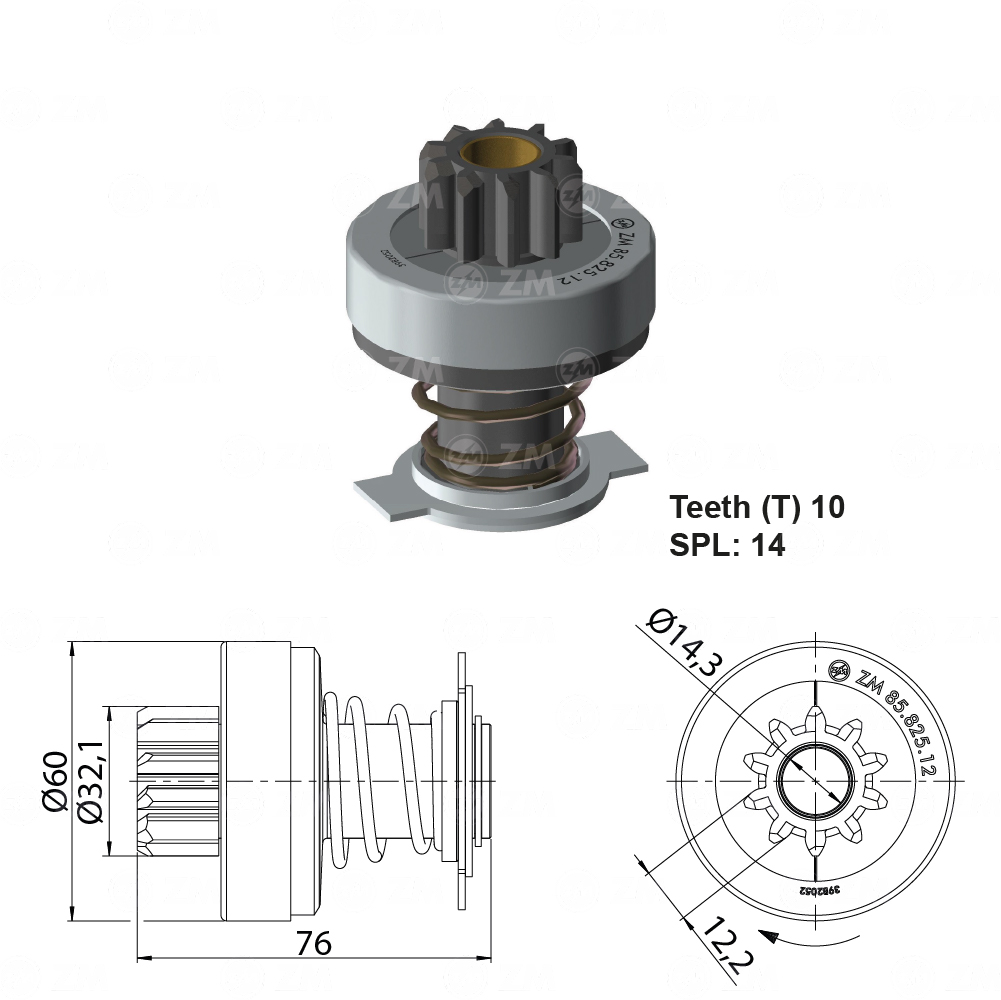 BENDIX JOHN DEERE 2403 T-10 SPL014