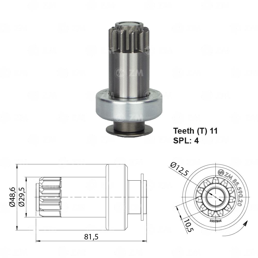 BENDIX VOLKSWAGEN GOL MN > 2016 T-11 TIPO VALEO